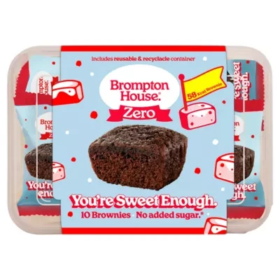 Brompton House Zero Brownies 10 x 20g (200g)