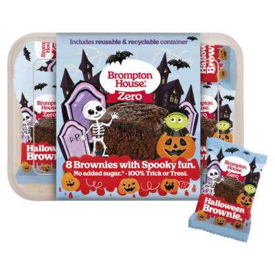Brompton House Zero Brownies with Spooky Fun 160g (8 x 20g)