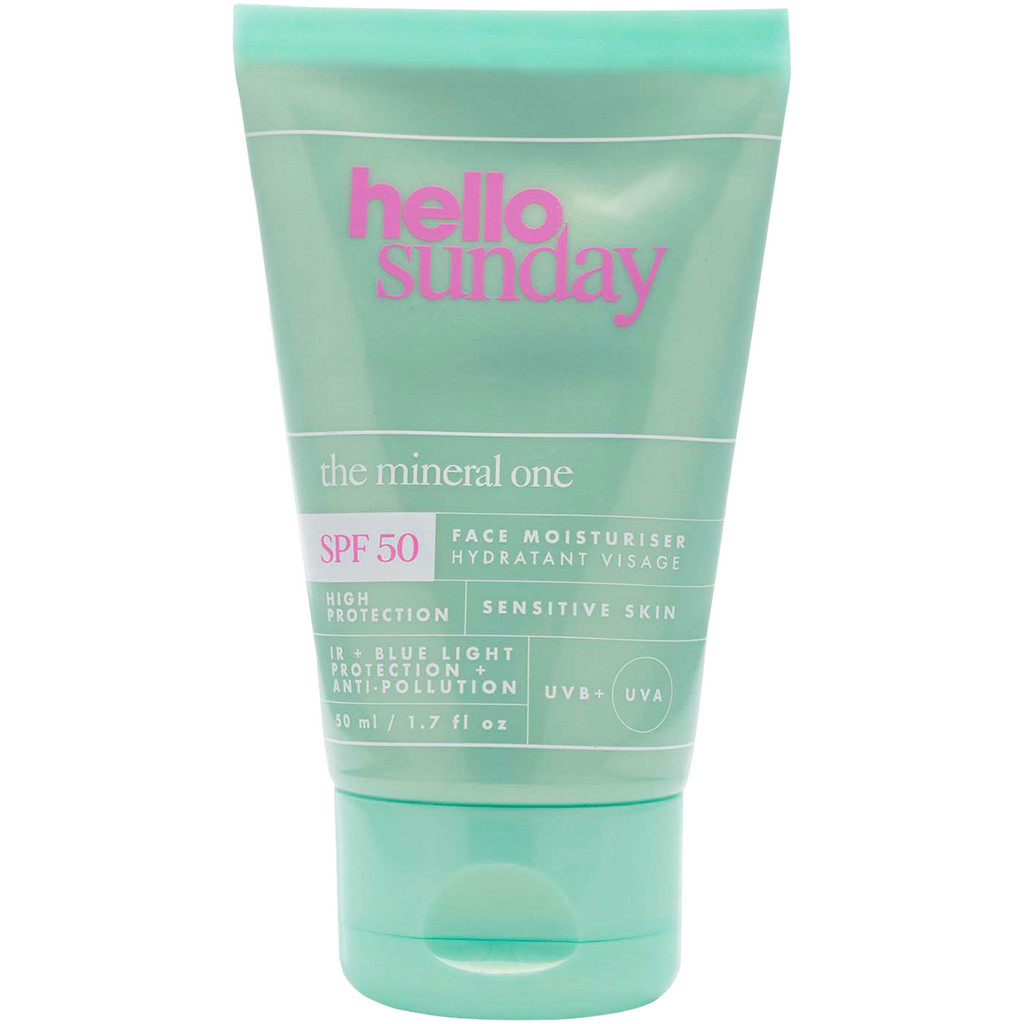 Hello Sunday The Mineral One - 100% Mineral Filter Fragrance Free Face Cream SPF50 50 ml