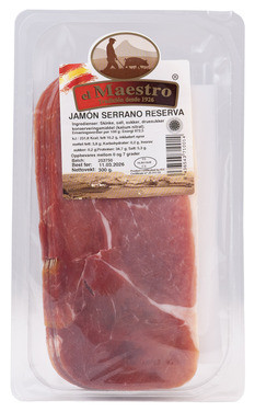 Serrano Skinke Reserva 300g Oppsk El Maestro