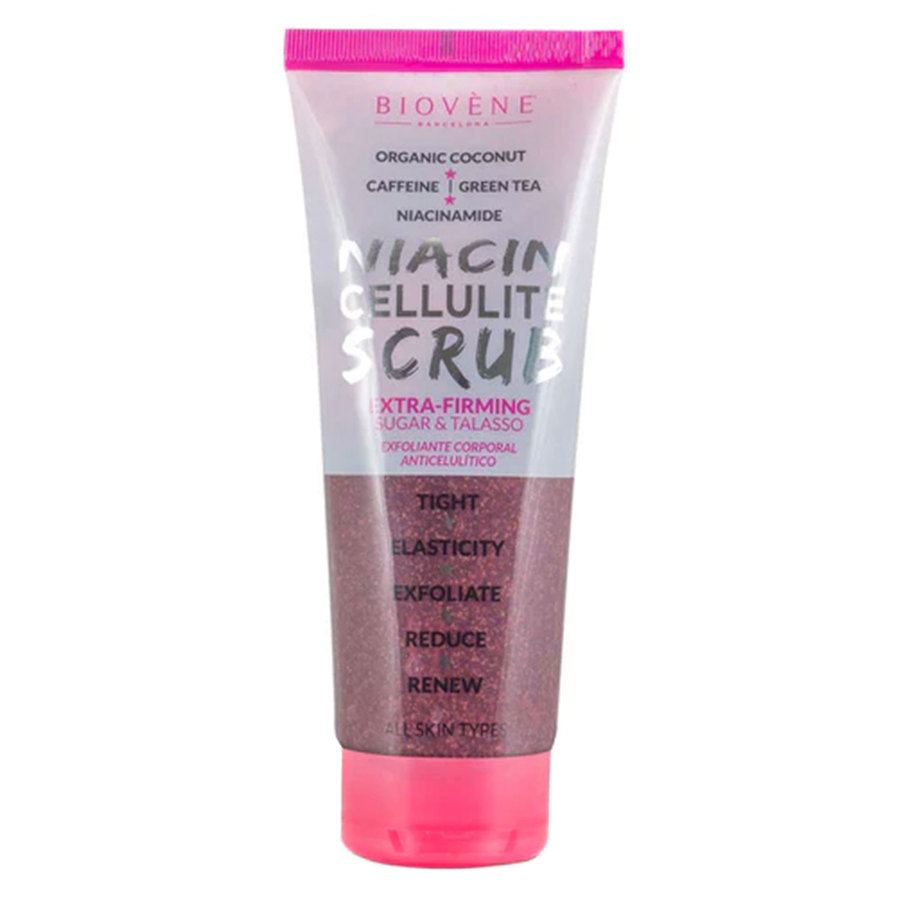 Biovène Niacin Cellulite Scrub Extra-Firming Organic Coconut Sugar & Talasso Body Exfoliator 250ml