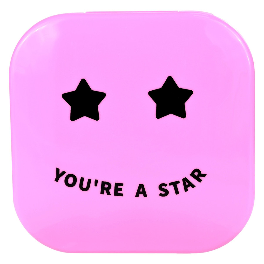 Pimple Star With Mirror Case Anti-Blemish Stars Pink 32pcs