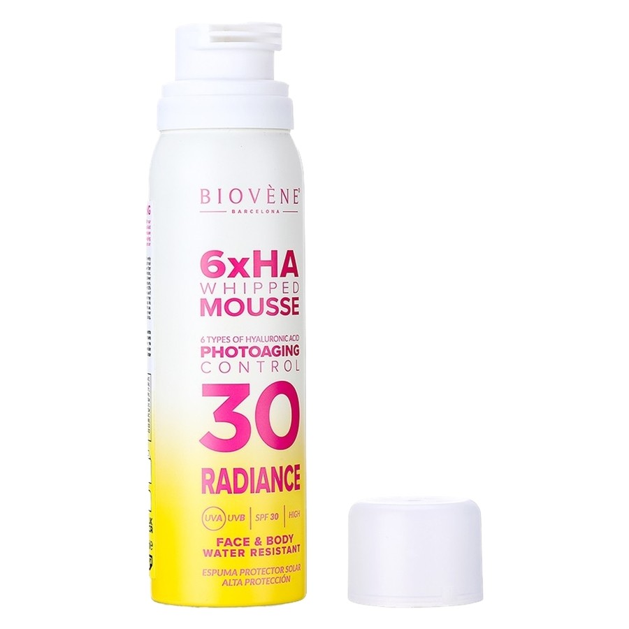 Biovène WHIPPED MOUSSE SPF30 Photoaging Control Mousse with 6 Types of Hyaluronic Acid for Face & Body 100ml