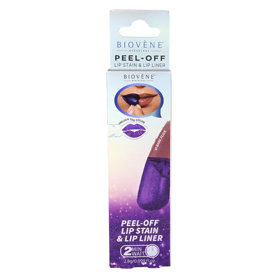 Biovène Peel-Off Perfect Reveal Lip Stain & Liner In One Bare Flick