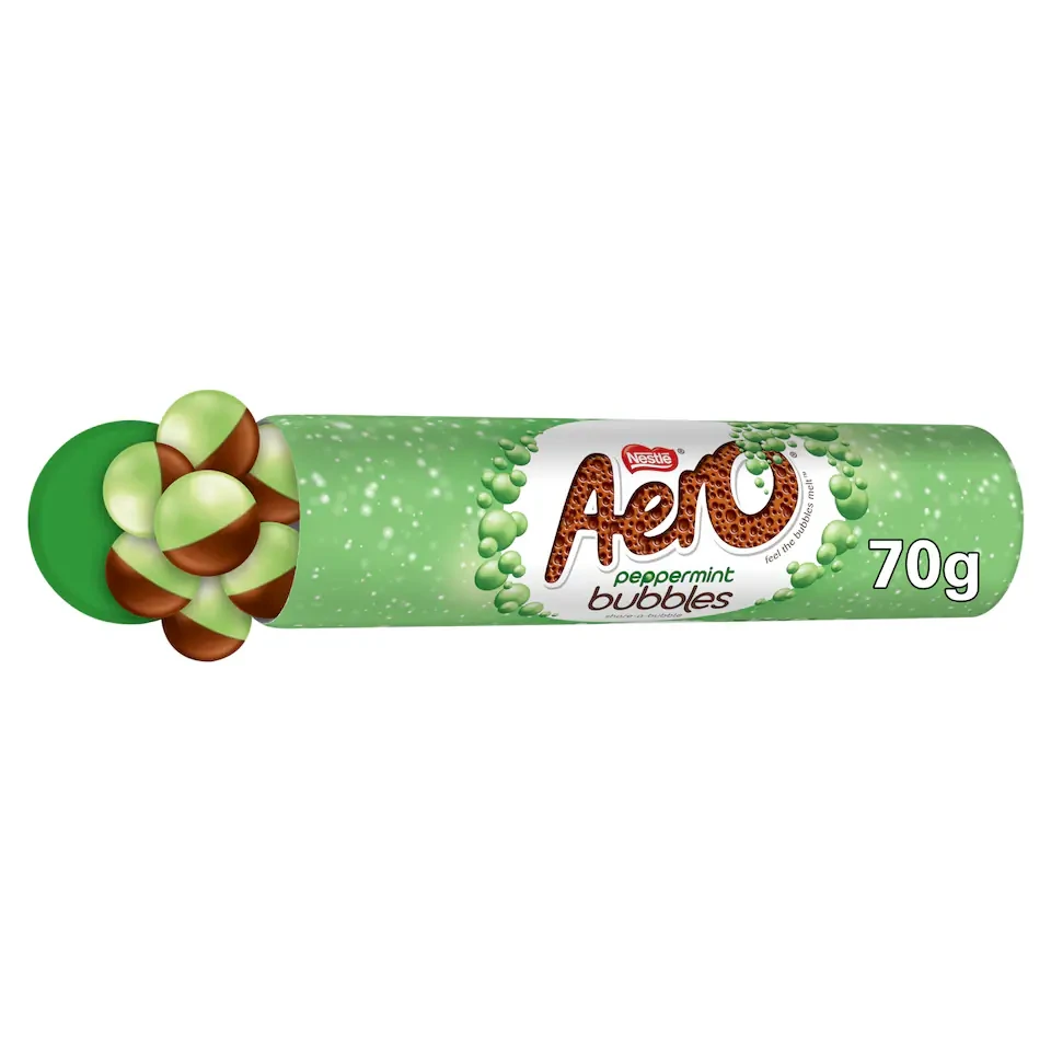 Aero Peppermint Bubbles Giant Tube 70G