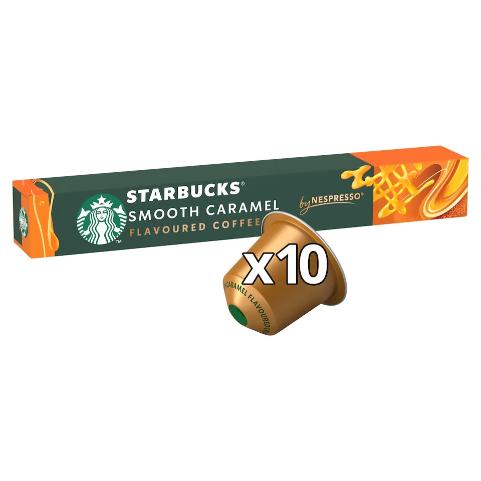 Starbucks Smooth Caramel Flavoured Coffee Pods x10 51g