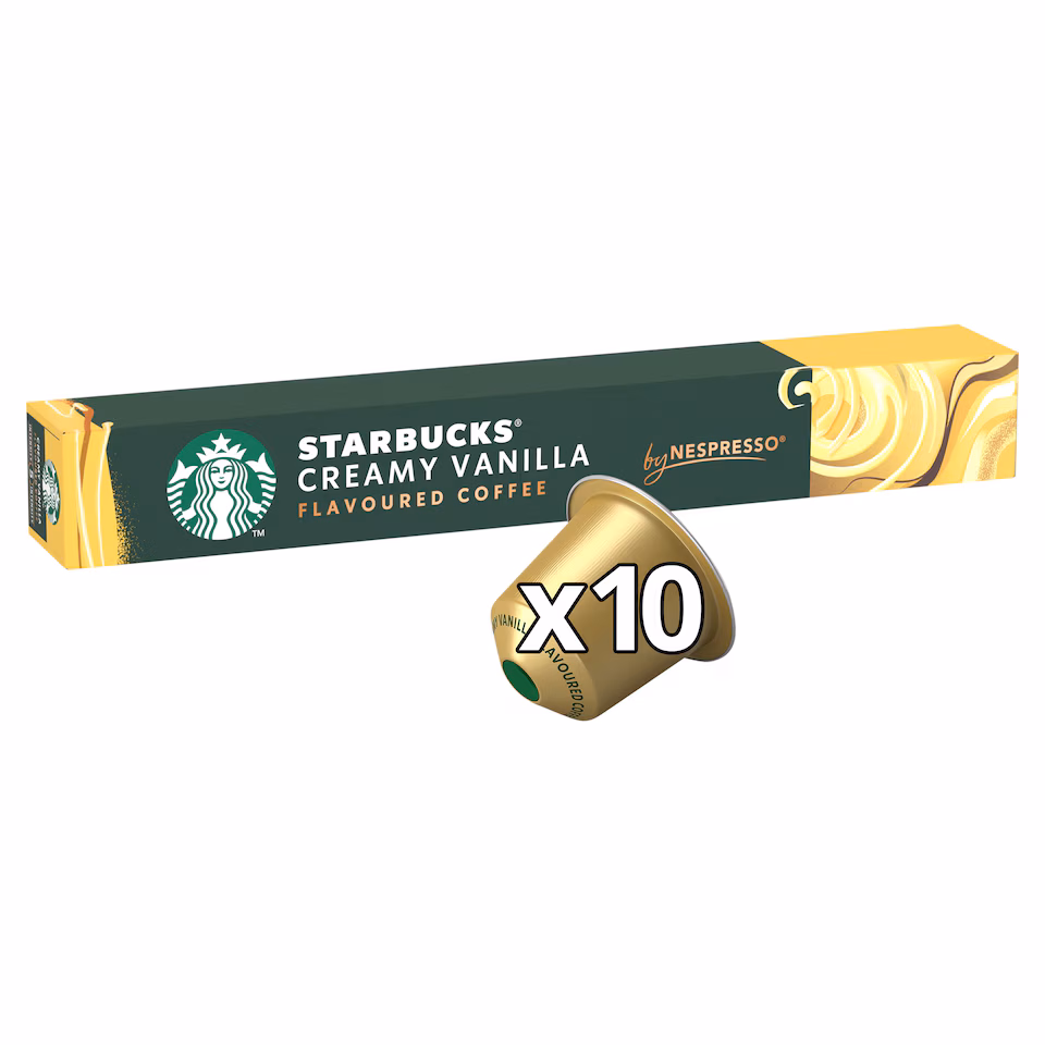 Starbucks Creamy Vanilla Flavoured Coffee Pods x10 51g
