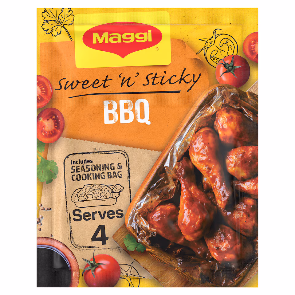 Maggi So Juicy Sweet and Sticky BBQ Chicken Herbs and Spices Recipe Mix 41g
