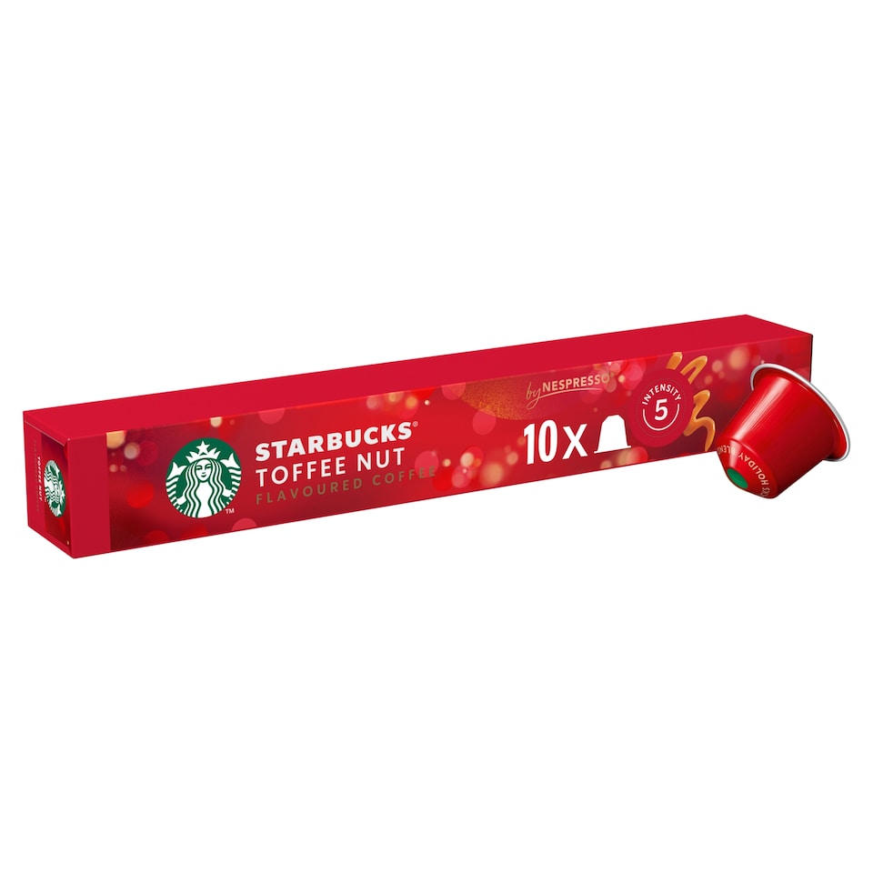 Starbucks Toffee Nut Nespresso Pods 10 Pack 51G