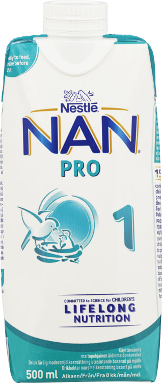 Nan Pro 1 Drikkeklar 500ml fra 0m