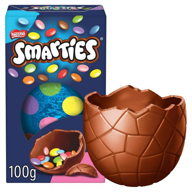 Smarties Meduim Milk Chocolate Small Easter Egg 100g