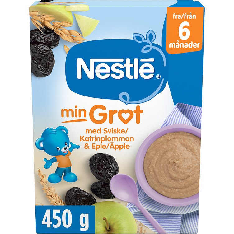 Min Grøt Sviske& Eple 6m 450g Nestle