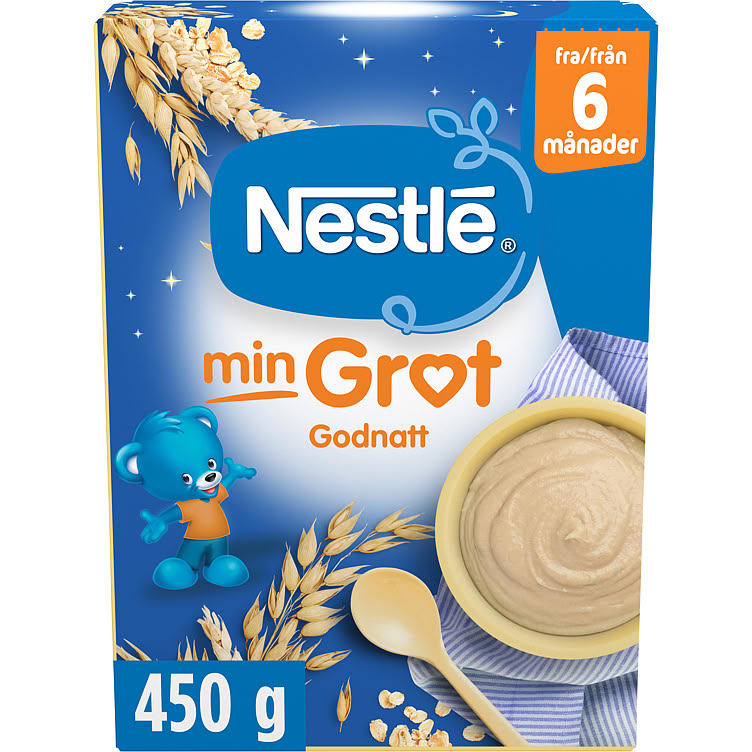 Min Grøt God Natt 6m 450g Nestle