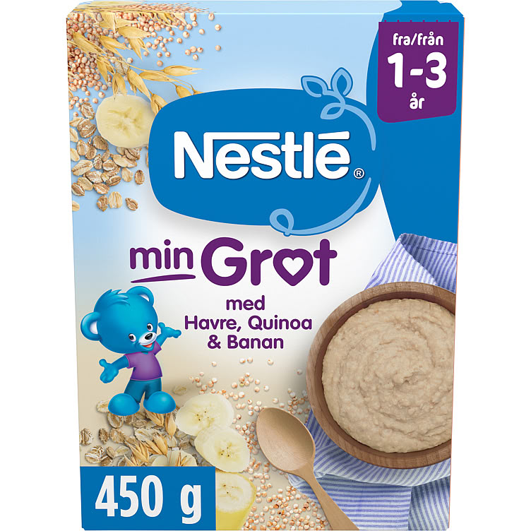 Min Grøt Havre Quinoa&Banan 1-3 År Nestle