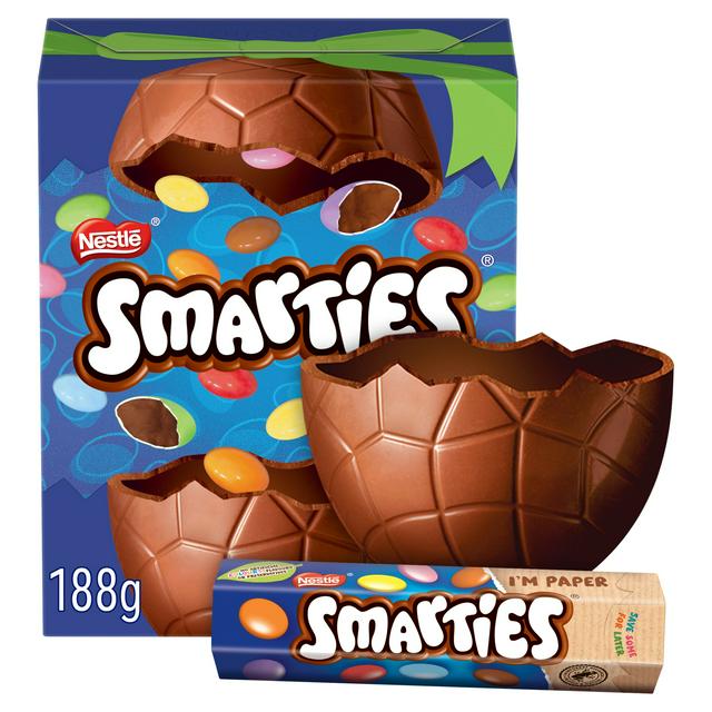 Smarties Large Milk Chocolate Easter Egg 188g