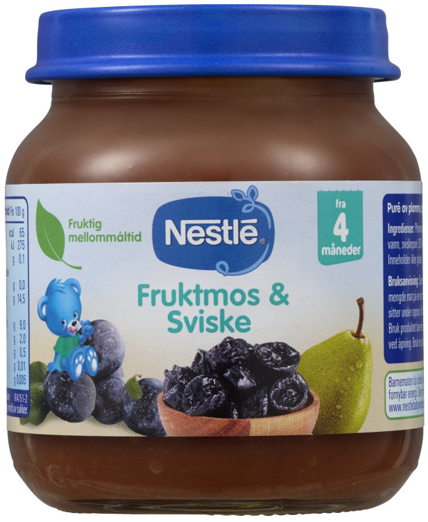Fruktmos&Sviske 4mnd 125g Nestle