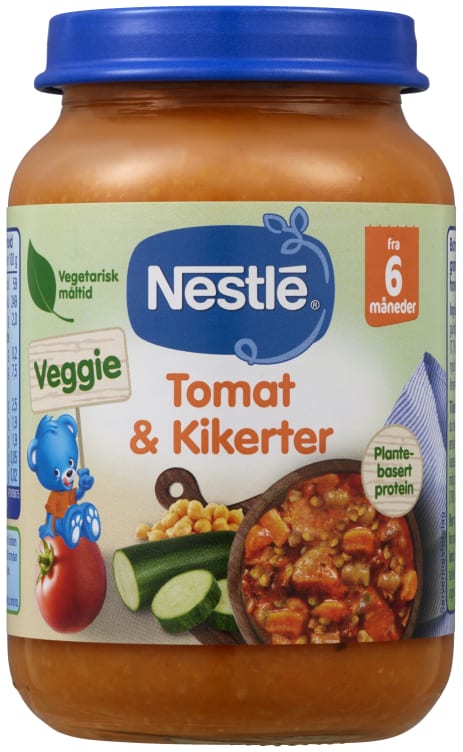 Tomat&Kikertgryte 6mnd 190g Nestle