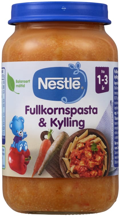 Fullkornspasta &Kylling 1-3år 220g Nestle