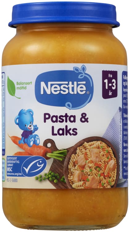 Pasta&Laks 1-3år 220g Nestle
