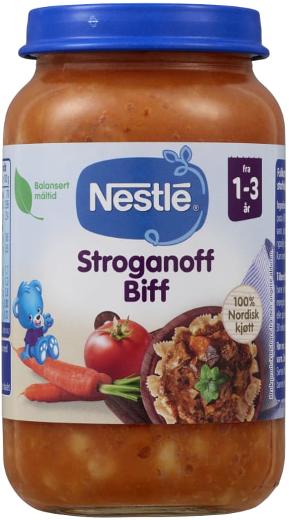 Stroganoff Biff 1-3 År 220g Nestle