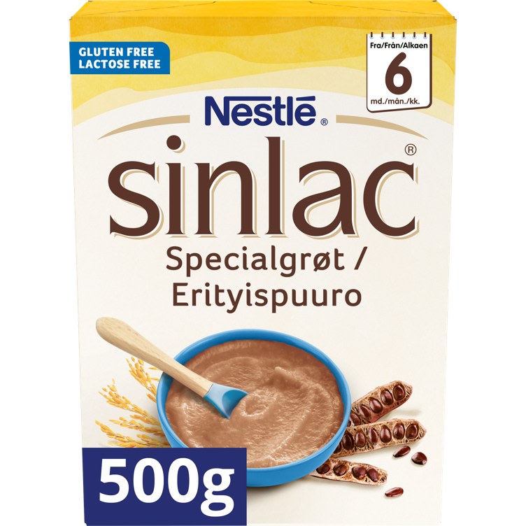 Sinlac Spesiallgrøt 6m 500g