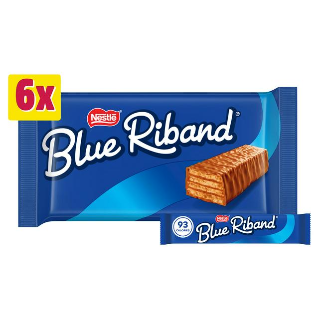 Blue Riband Original Wafer Biscuit Bar Multipack x6 108g