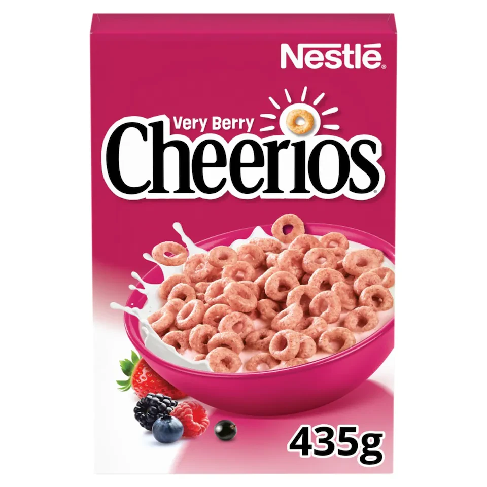 Cheerios Very Berry Multigrain Breakfast Cereal 435g