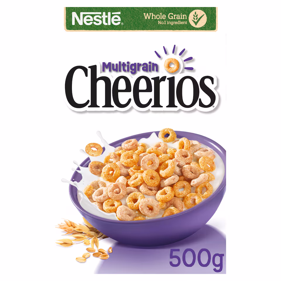 Nestle Cheerios Multigrain Wholegrain Cereal 500g