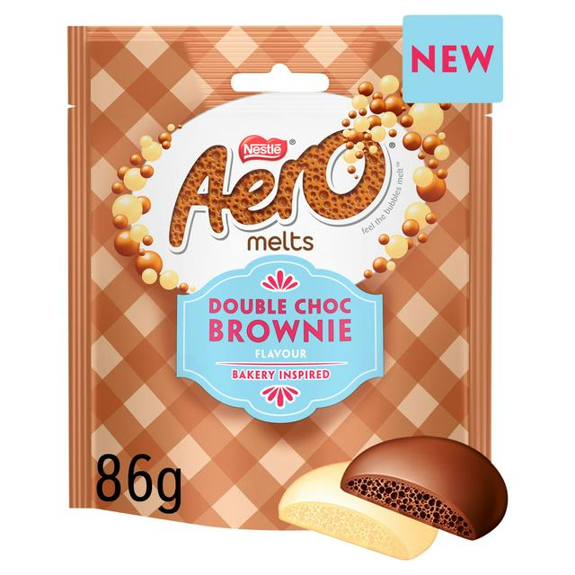 Aero Melts Double Chocolate Brownie Bag 86g