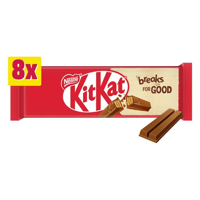 KitKat 2 Finger Milk Chocolate Biscuit Bar Multipack 8 x 20.7g
