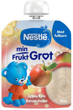 Min Fruktgrøt Eple Banan Havre 90g
