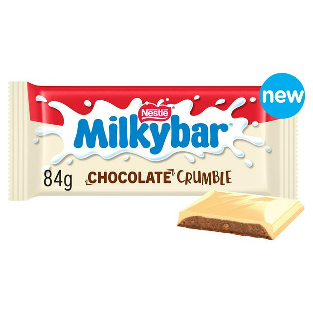 Milkybar Chocolate Crumble White Chocolate Bar 84g