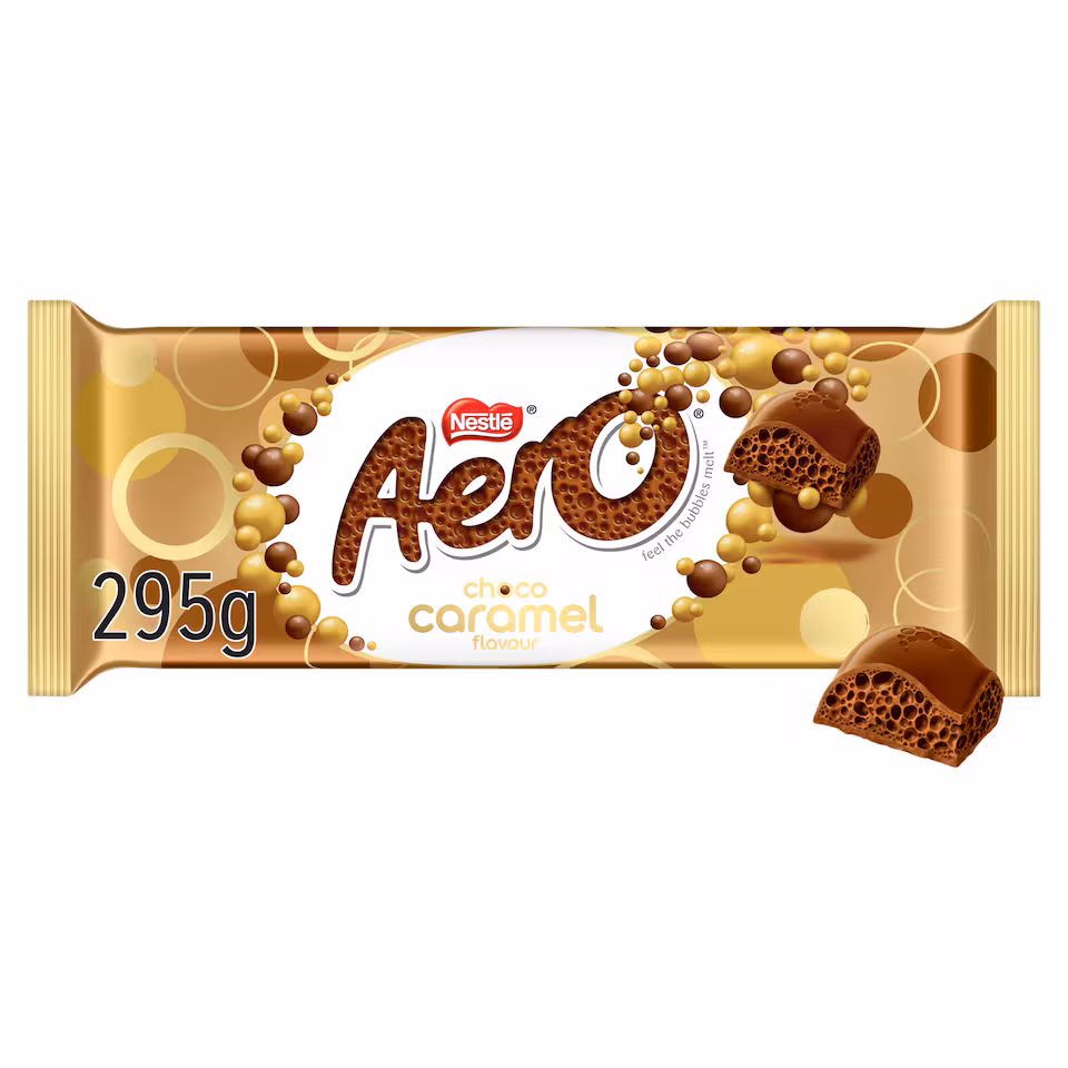 Aero Caramel Chocolate Giant Gifting Bar 295g