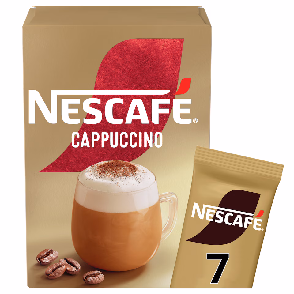 Nescafe Cappuccino Instant Coffee 7 Sachets