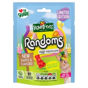 Rowntree's Limited Edition Randoms Egg - Venture Sweets Sharing Bag 130g