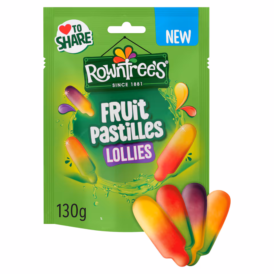 ROWNTREES Fruit Pastilles Lollies 130g