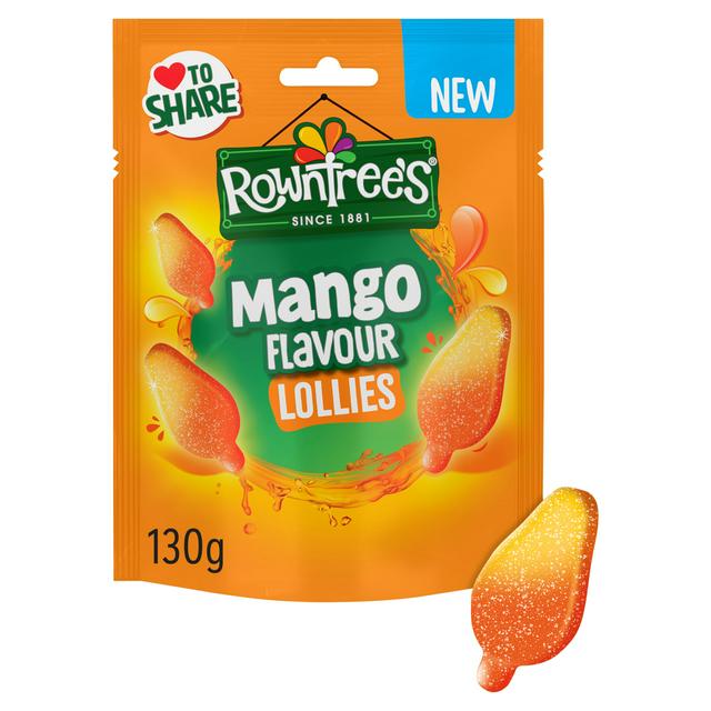 Rowntree's 130g Mango Flavour Sweets Sharing Bag Lollies