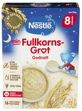 Min Fullkornsgrøt God Natt 8m 410g