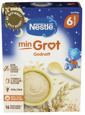 Min Fullkornsgrøt God Natt 6m 410g