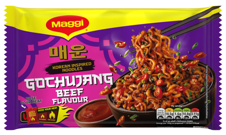 Korean Noodles Gochujang Beef 130g Maggi
