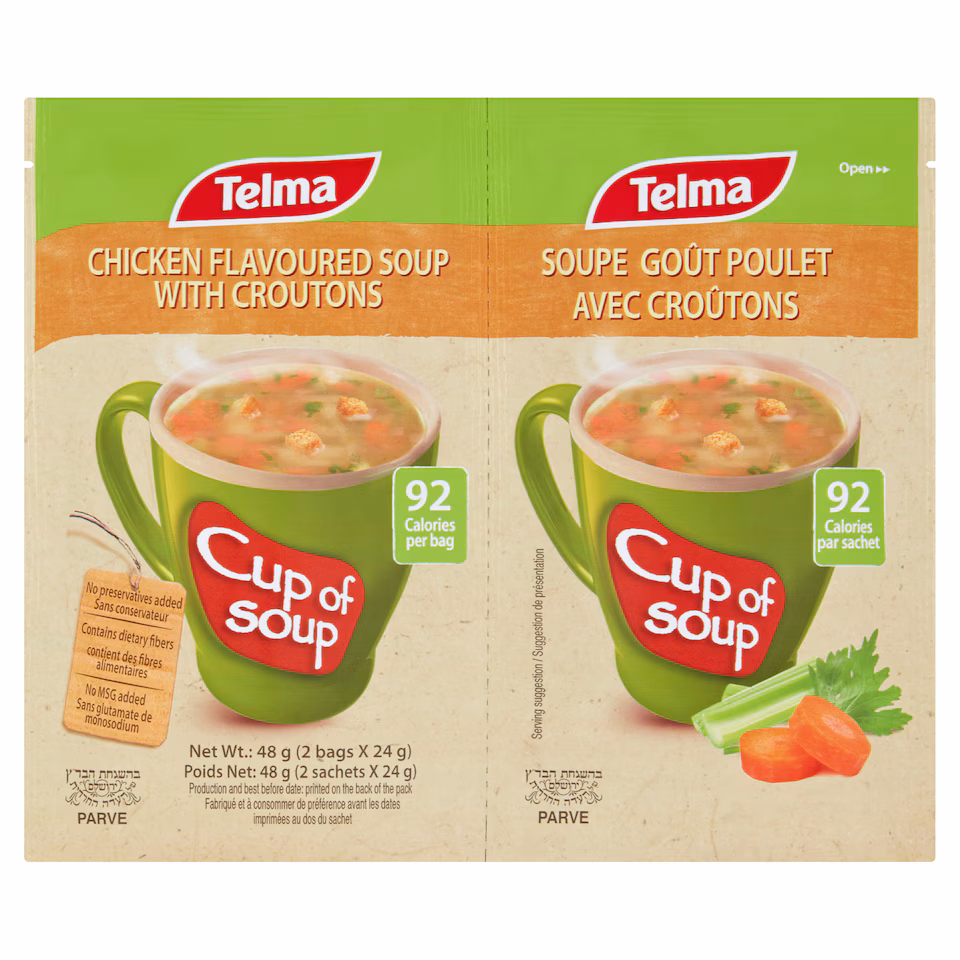 Telma Chicken Flavoured Soup with Croutons 48g
