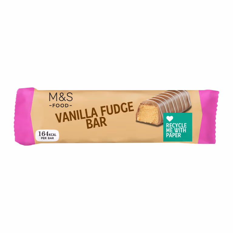 M&S Vanilla Fudge Bar