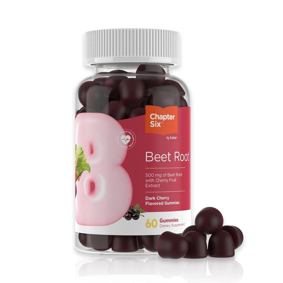 Beet Root Gummies, Dark Cherry Flavour, 60c