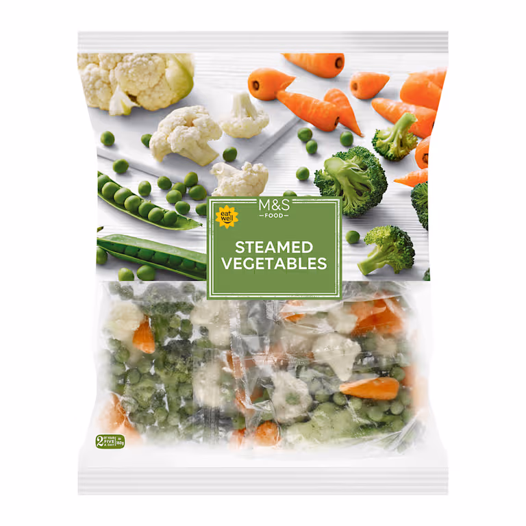 M&S Steamed British Vegetable Medley