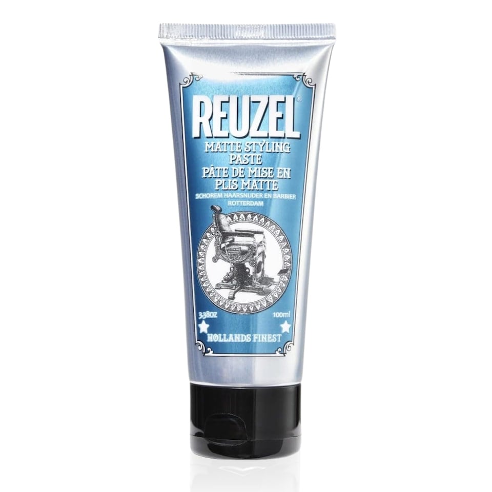 Reuzel Matte Styling Paste Medium, Pliable Hold Adds Thickness, Fullness, and Texture to Hair Contains Moisturizing Oils Easy to Use No Shine WaterSoluble for Easy Rinsing 100 ml