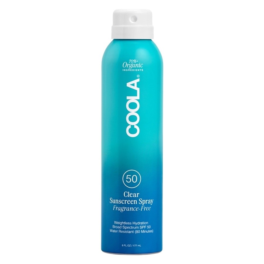 COOLA Clear Sunscreen Spray SPF50 Fragrance-Free 177ml