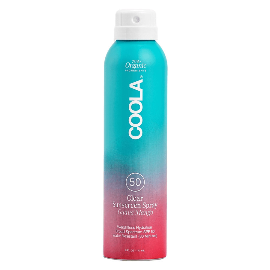 COOLA Clear Sunscreen Spray SPF50 Guava Mango 177ml