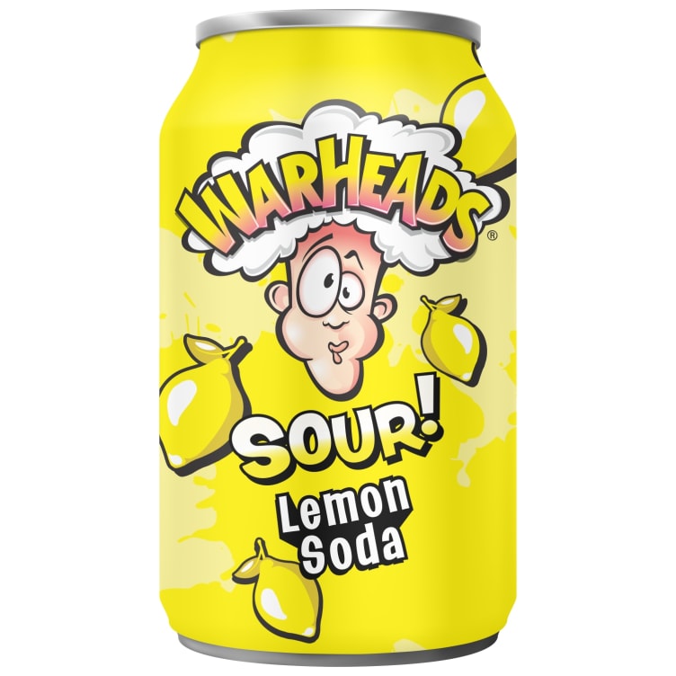 Warheads Lemon Sour Soda 335ml boks