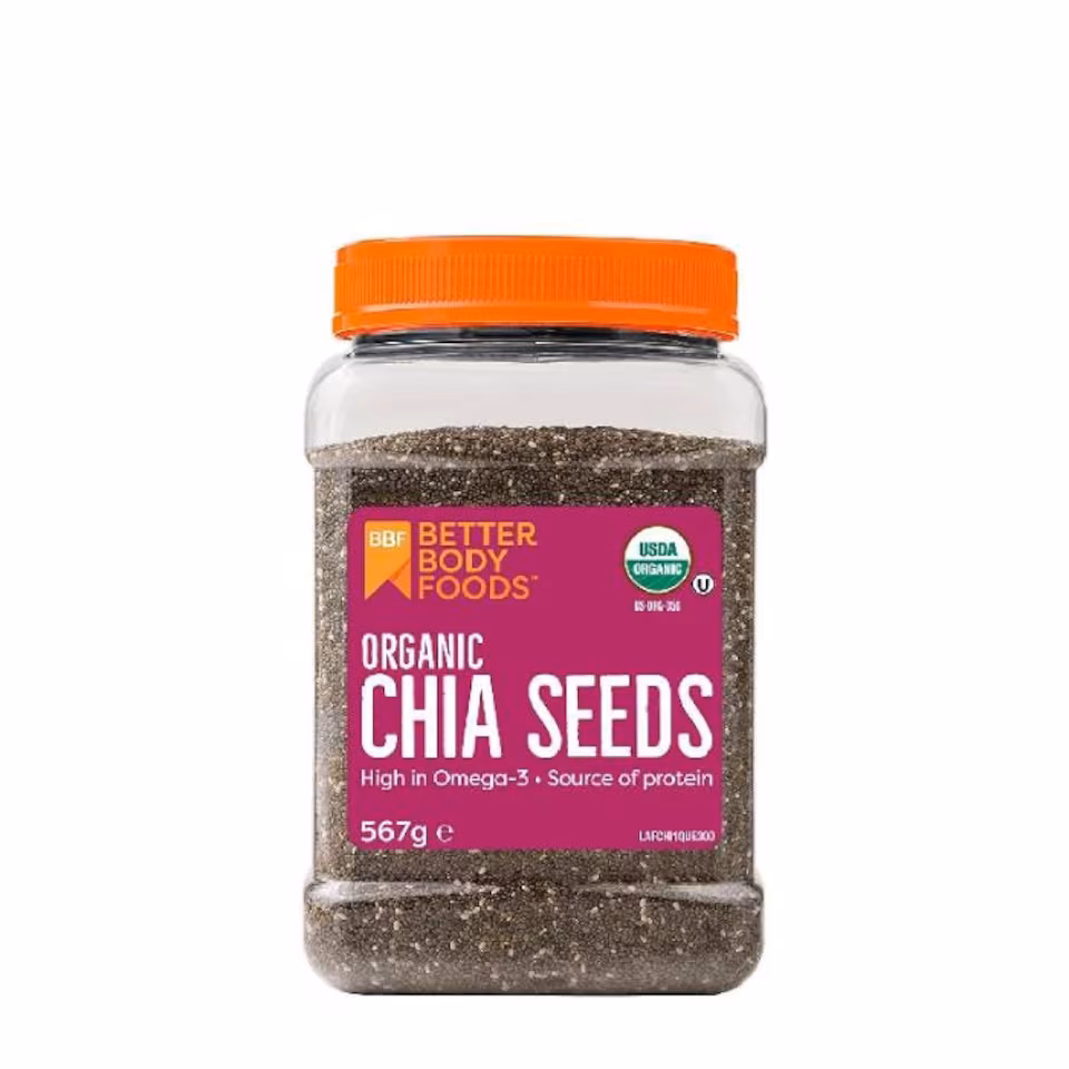 BetterBody Foods Organic Chia Seeds 567g