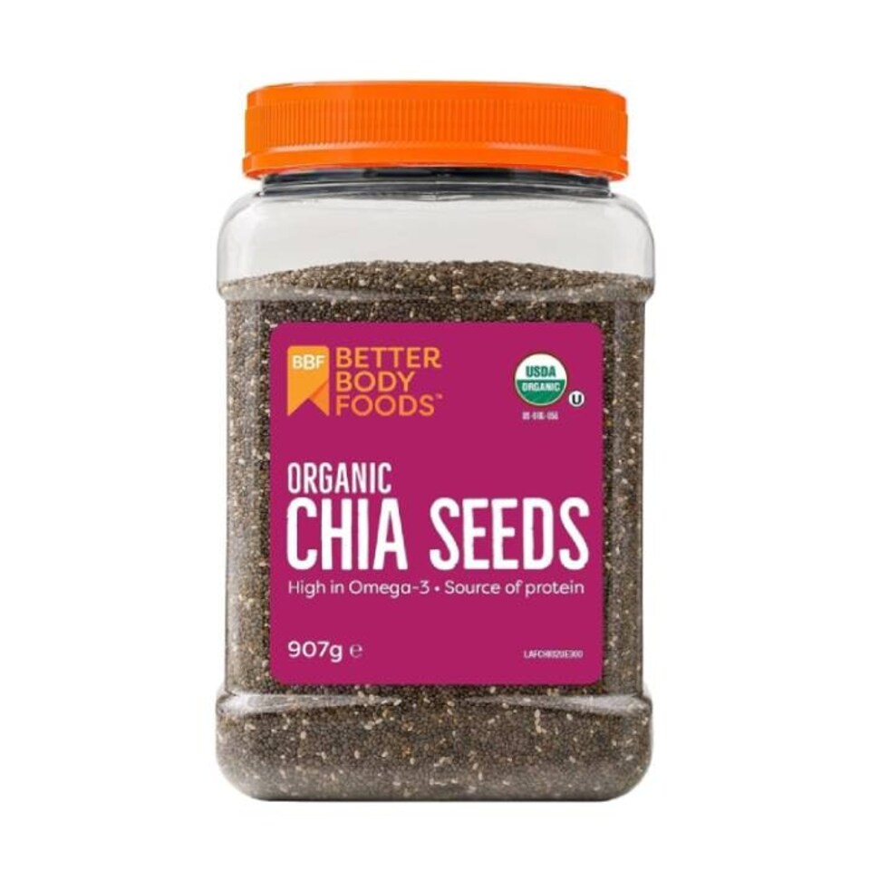 BetterBody Foods Organic Chia Seeds 907g